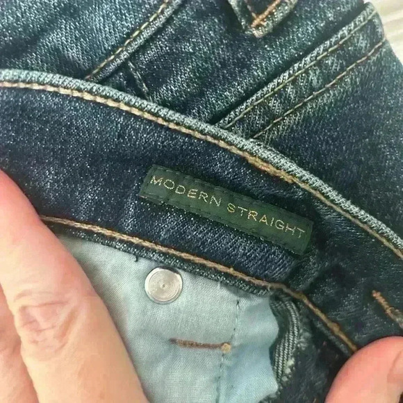 Ralph Lauren Lauren Jean Co Modern Straight Leg Jeans Dark Wash Womens 12 - Picture 6 of 9